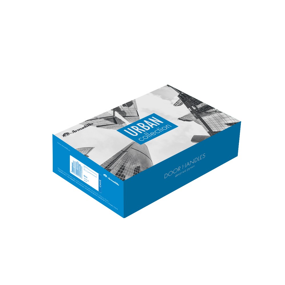 Ручка Armadillo (Армадилло) раздельная K.UCS36.BRICK (BRICK UCS) MWSC-33 итальянский тисненый 