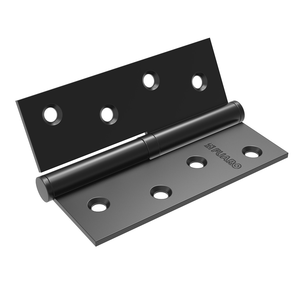 Петля Fuaro (Фуаро) съемная IN4430SL-BL BL левая (413/BL-4 100x75x2,5) черный матовый БЛИСТЕР 