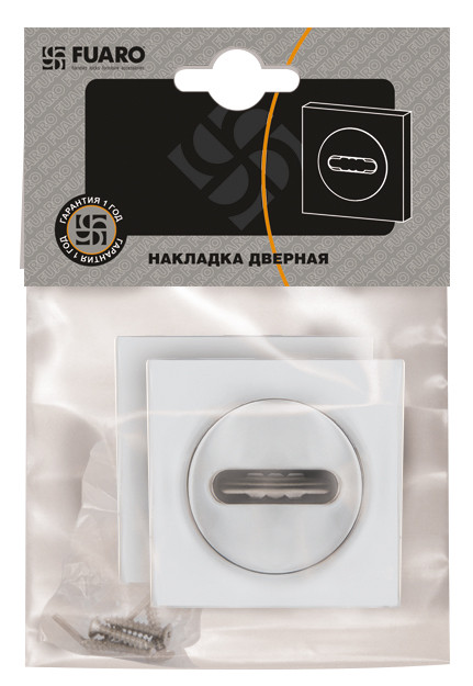 Накладка Fuaro (Фуаро) под сувальдный ключ SC.K.KM52 (SC KM) CP-8 хром 