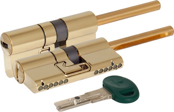 Цилиндровый механизм Mottura (Моттура) под вертушку (дл. шток) C31P513101LC5 (82 мм/46+10+26), ЛАТУНЬ (PVD) Цилиндровый механизм Mottura (Моттура) под вертушку (дл. шток) C31P513101LC5 (82 мм/46+10+26), ЛАТУНЬ (PVD)