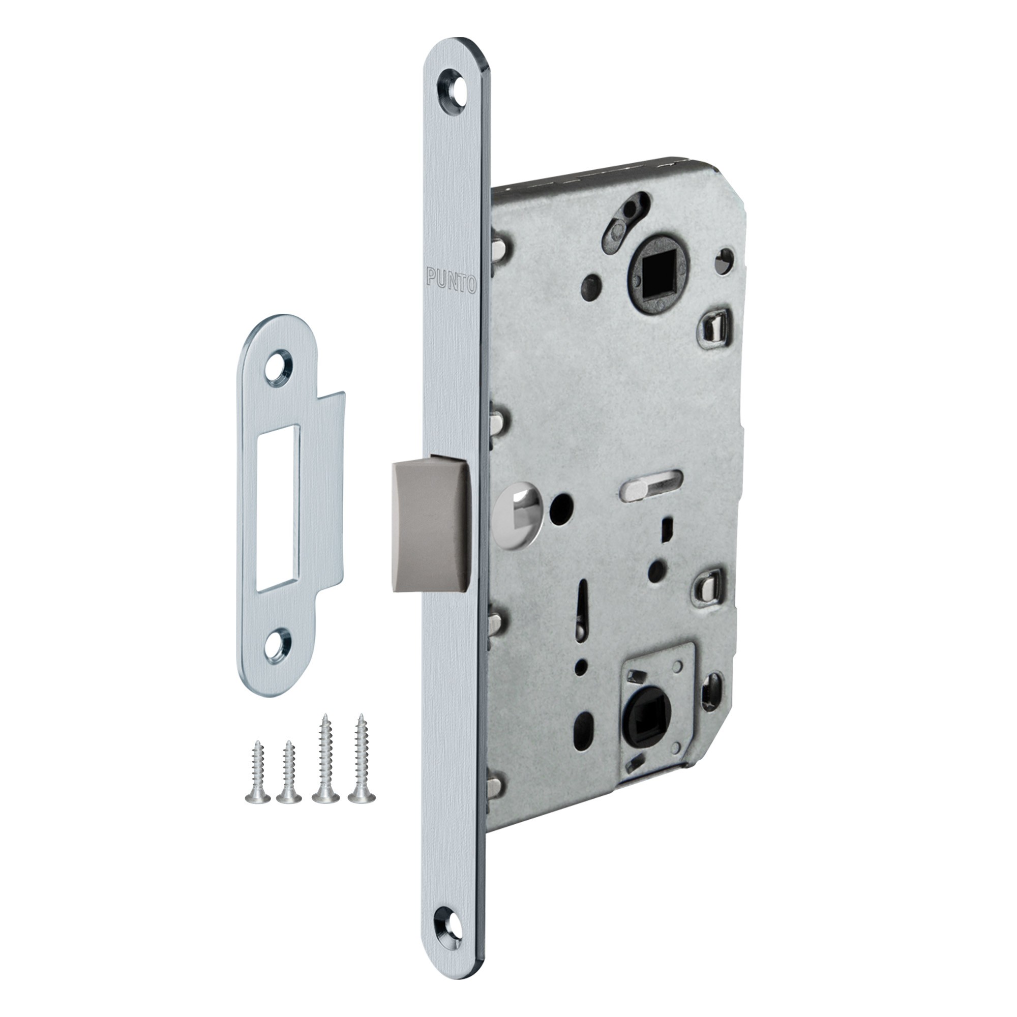 Защелка Punto (Пунто) врезная PL96WC-50/BL SSC-16 сатин.хром Защелка Punto (Пунто) врезная PL96WC-50/BL SSC-16 сатин.хром