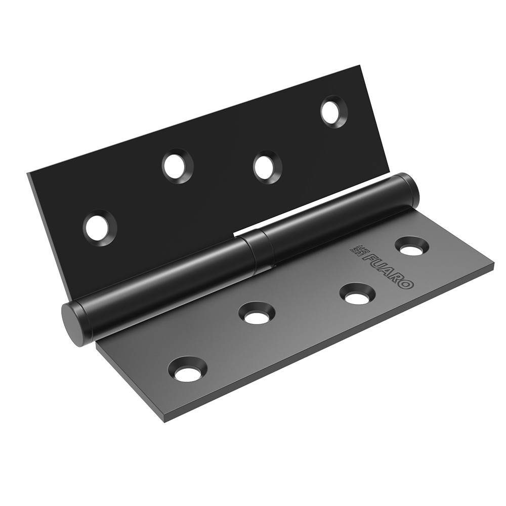 Петля Fuaro (Фуаро) съемная IN4430SR-BL BL правая (413/BL-4 100x75x2,5) черный матовый БЛИСТЕР 