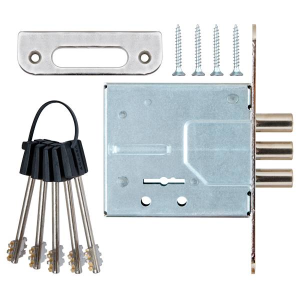 Замок Sam (Сам) врезной сувальдный ЗВ8-8У/15, 5 кл. /79600/ 