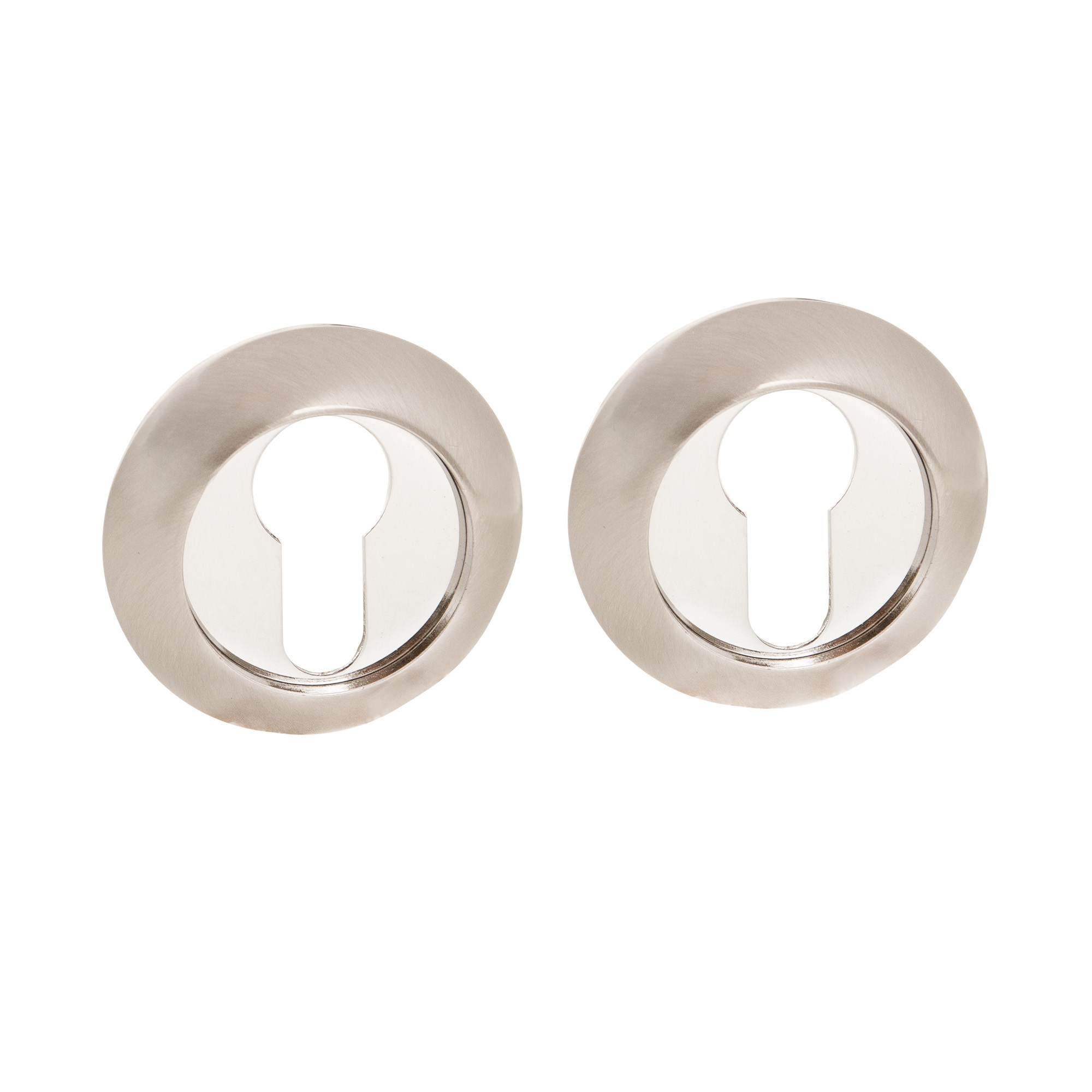 Накладка Fuaro (Фуаро) под цилиндр ET.R.RM54 (ET RM) SN/CP-3 матовый никель/хром 