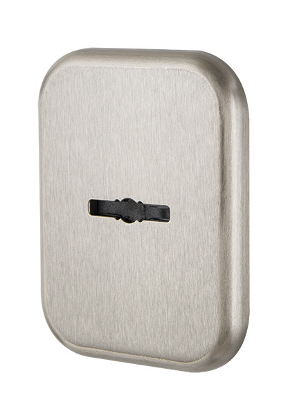 Декор. Armadillo (Армадилло) Квадратная накл. на сувальдный со шторкой PS-DEC SQ CT (ATC Protector 1) SN-3 Мат.никель 