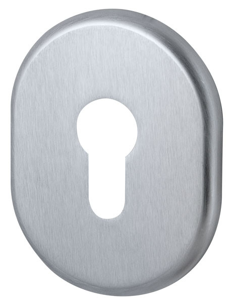 Декоративная накладка Armadillo (Армадилло) на цилиндр ET-DEC (ATC Protector 1) SC-14 Матовый хром 