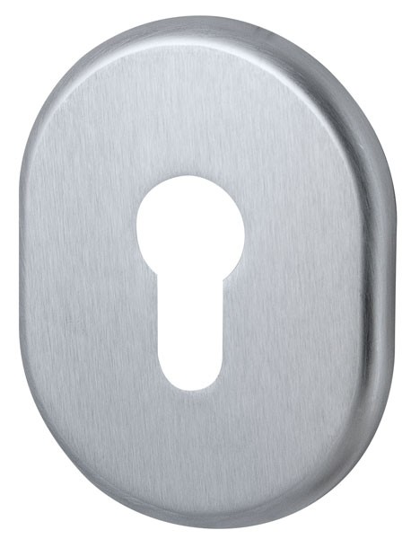 Декоративная накладка Armadillo (Армадилло) на цилиндр ET-DEC (ATC Protector 1) SC-14 Матовый хром 