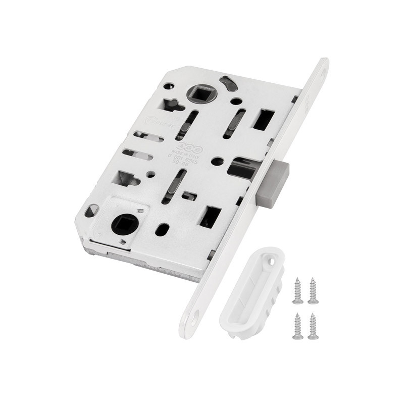 B06102.50.FM.567 AGB (АГБ) Защелка врезная WC (белый) с отв. пл. B02402.05.91 MEDIANA POLARIS B06102.50.FM.567 AGB (АГБ) Защелка врезная WC (белый) с отв. пл. B02402.05.91 MEDIANA POLARIS