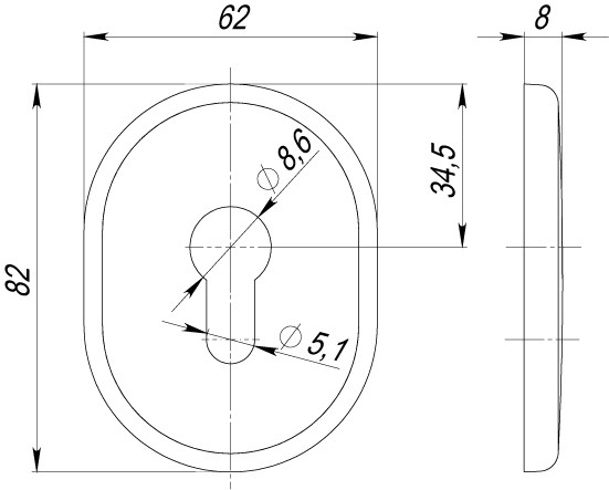 Декоративная накладка Armadillo (Армадилло) на цилиндр ET-DEC (ATC Protector 1) AB-77 Бронза Декоративная накладка Armadillo (Армадилло) на цилиндр ET-DEC (ATC Protector 1) AB-77 Бронза