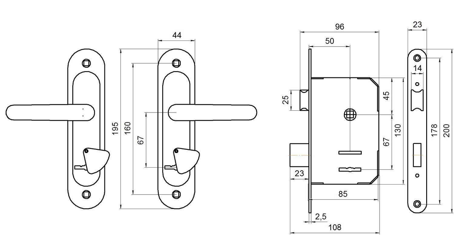 Замок Absolyute (Абсолют) врезной сувальдный с защёлкой в комплекте с ручкой ЗВ9.2-08 (бронза), 3 кл. Замок Absolyute (Абсолют) врезной сувальдный с защёлкой в комплекте с ручкой ЗВ9.2-08 (бронза), 3 кл.