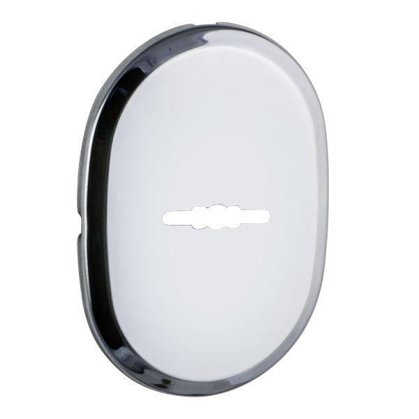 Декоративная Fuaro (Фуаро) накладка ESC 475 (90х65) СP ХРОМ на сувальдный замок 