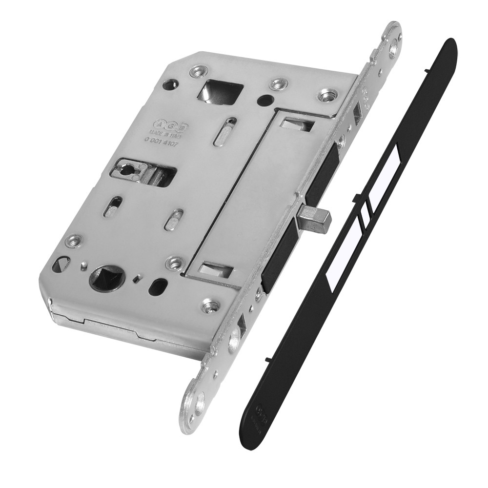 Магнитная AGB (АГБ) защелка регулируемая WC Touch B06502.50.93 (черный) с лицевой планкой B01120.33.93 Магнитная AGB (АГБ) защелка регулируемая WC Touch B06502.50.93 (черный) с лицевой планкой B01120.33.93