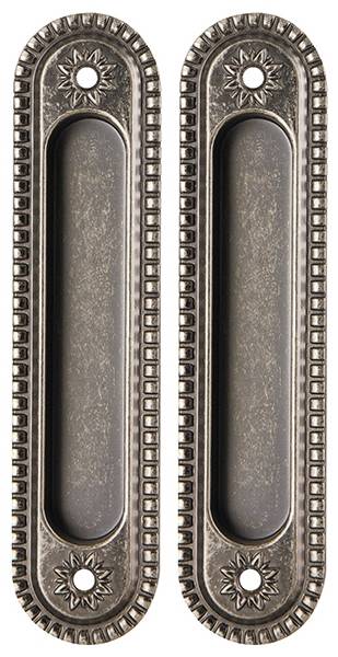 Ручка Armadillo (Армадилло) для раздвижных дверей SH.CL152.010 (SH010/CL) AS-9 античное серебро 