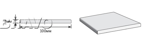 Добор МДФ 2070*100*8 