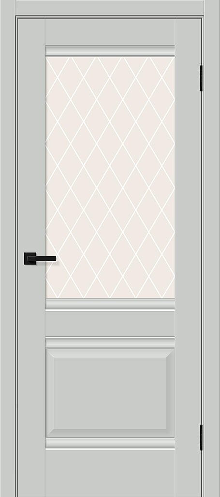 Прима-3 (ПО) White Сrystal | Grey Silk