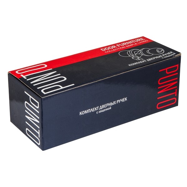 Ручка Punto (Пунто) защелка DK672 PB-BK (6072 PB-B) (фик.) золото 