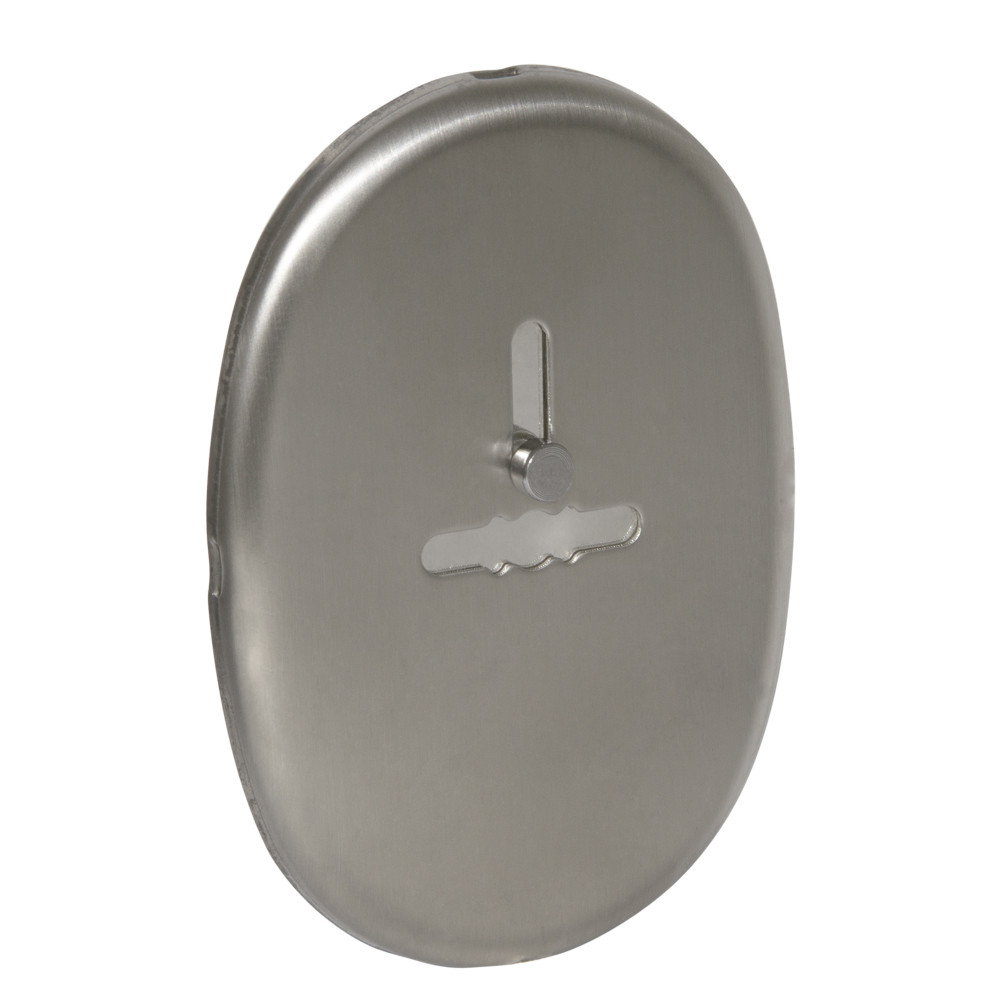 Накладка Fuaro (Фуаро) на сувальдный замок ESC.S-lift.ECO/OV.476 (ESC 476 eco) с шторкой SN мат.никель 