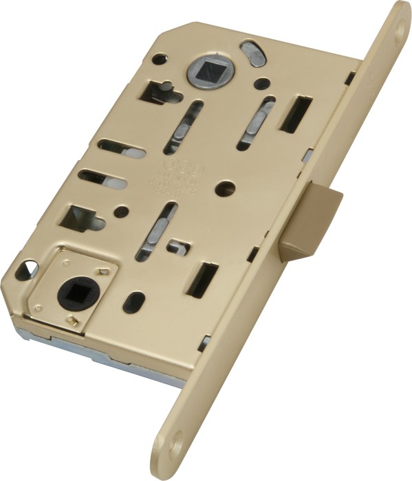 B01102.50.23 AGB (АГБ) Защелка врезная WC (мат. латунь) MEDIANA EVOLUTION 