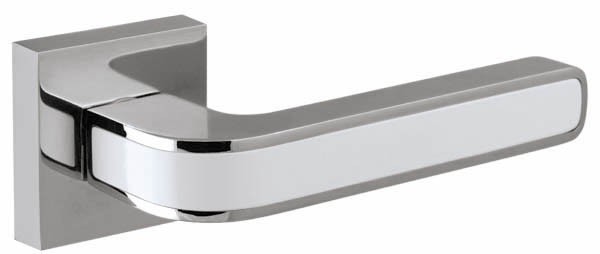 Ручка Fuaro (Фуаро) раздельная K.DM51.NEO (NEO DM) CP/WH-19 хром/белый 