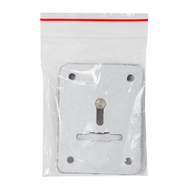 Декоративная Punto (Пунто) накладка ESC081-SS (нержавейка) на сув. замок (1 пара) "2" 