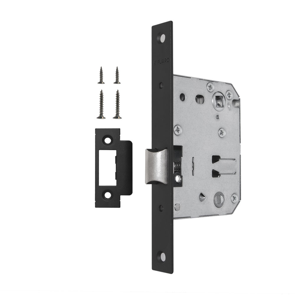 Защелка Fuaro (Фуаро) врезная METF72-50 (F72-50) BL черный Защелка Fuaro (Фуаро) врезная METF72-50 (F72-50) BL черный
