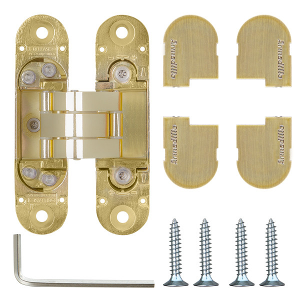Петля Armadillo (Армадилло) скрытой установки U3D4000 SG (9540UN3D) мат. золото 