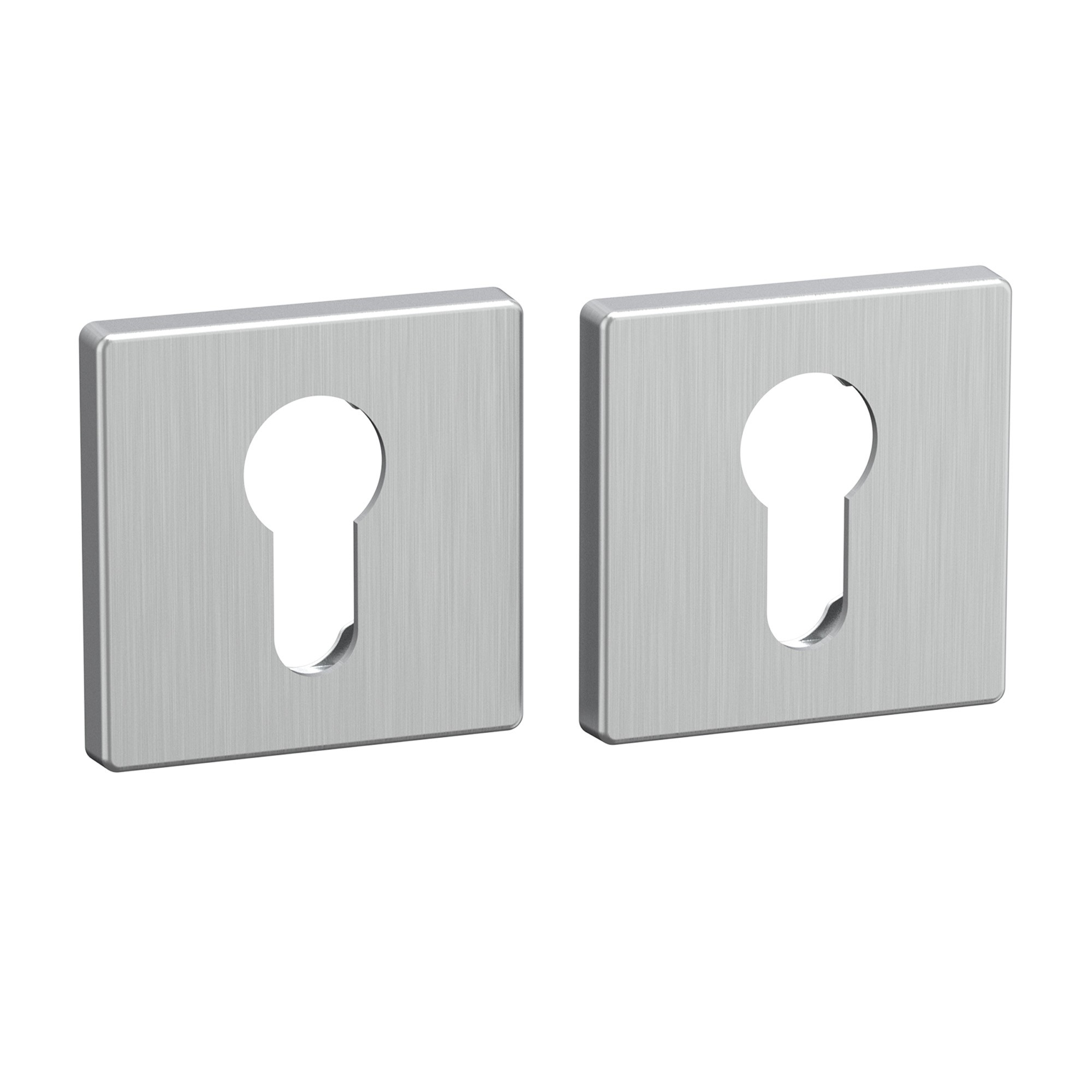 Накладка Punto (Пунто) под цилиндр ET.K.EST.Q52 SSC-16 сатинированный хром Накладка Punto (Пунто) под цилиндр ET.K.EST.Q52 SSC-16 сатинированный хром