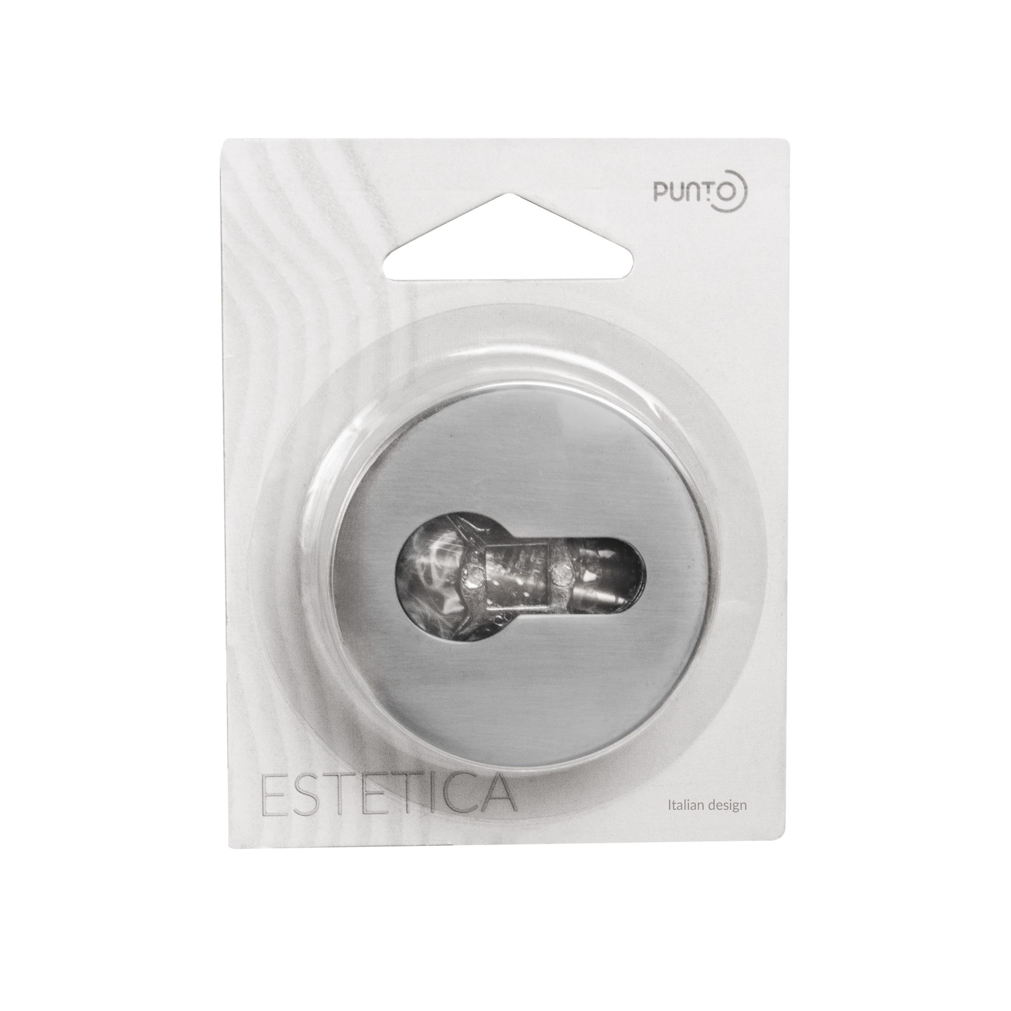 Накладка Punto (Пунто) под цилиндр ET.K.EST.Q52 SSC-16 сатинированный хром Накладка Punto (Пунто) под цилиндр ET.K.EST.Q52 SSC-16 сатинированный хром