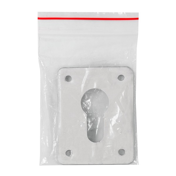 Декоративная Punto (Пунто) накладка ESC083-SS (нержавейка) на цилиндр (1 пара) "1" 