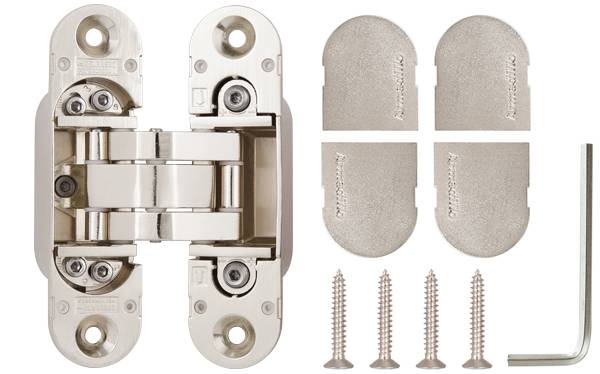Петля Armadillo (Армадилло) скрытой установки U3D6000 SN (11160UN3D) мат. никель 