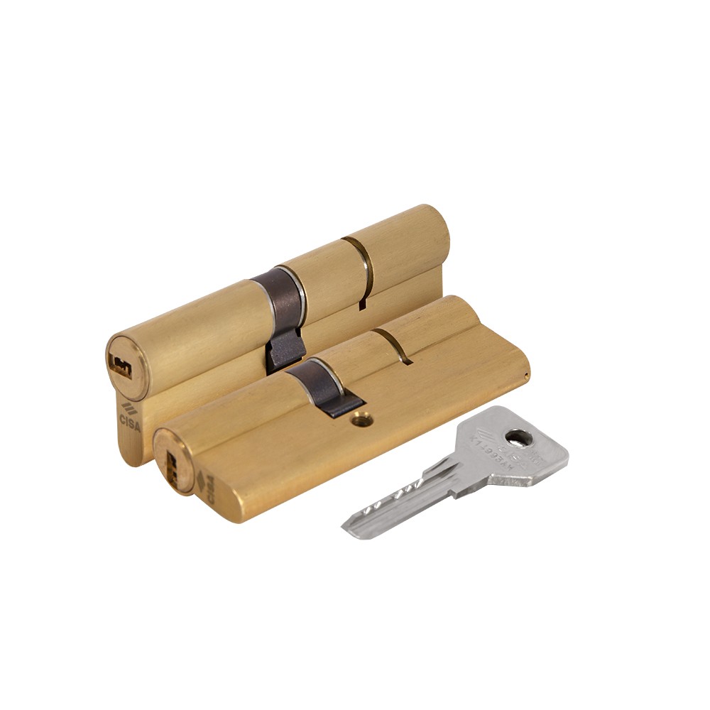 Цилиндровый Cisa (Чиза) механизм ASIX OE300-23.00 (100 мм/45+10+45), ЛАТУНЬ 