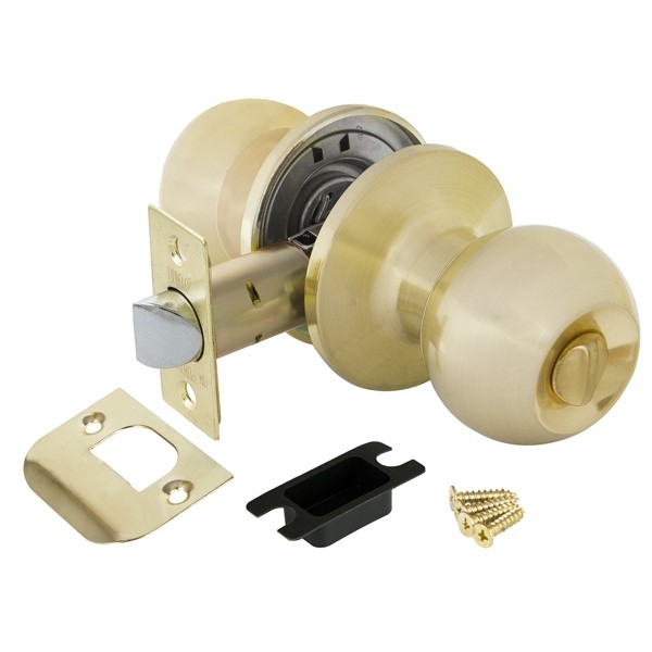 Ручка Punto (Пунто) защелка DK672 SB-BK (6072 SB-B) (фик.) мат. золото 