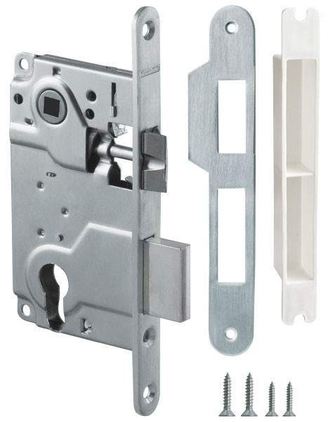 Корпус Armadillo (Армадилло) врезного замка c защёлкой METLH25-50 Box (LH 25-50) SN мат.никель Корпус Armadillo (Армадилло) врезного замка c защёлкой METLH25-50 Box (LH 25-50) SN мат.никель