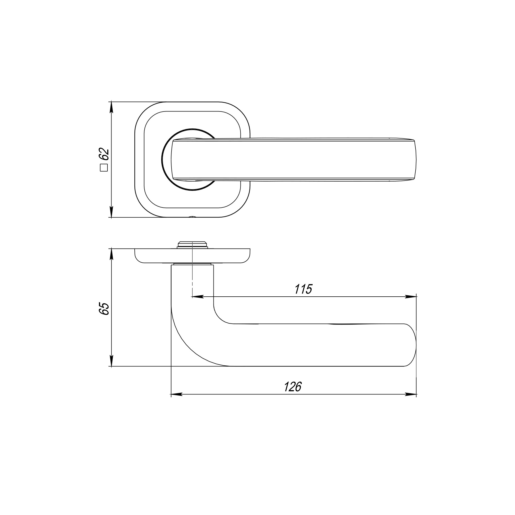 Ручка Fuaro (Фуаро) раздельная K.TRD62.TOROID CP-8 хром Ручка Fuaro (Фуаро) раздельная K.TRD62.TOROID CP-8 хром