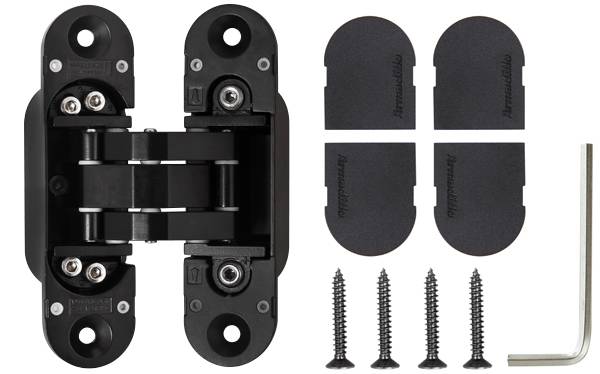 Петля Armadillo (Армадилло) скрытой установки U3D6000 BL (11160UN3D) черный 