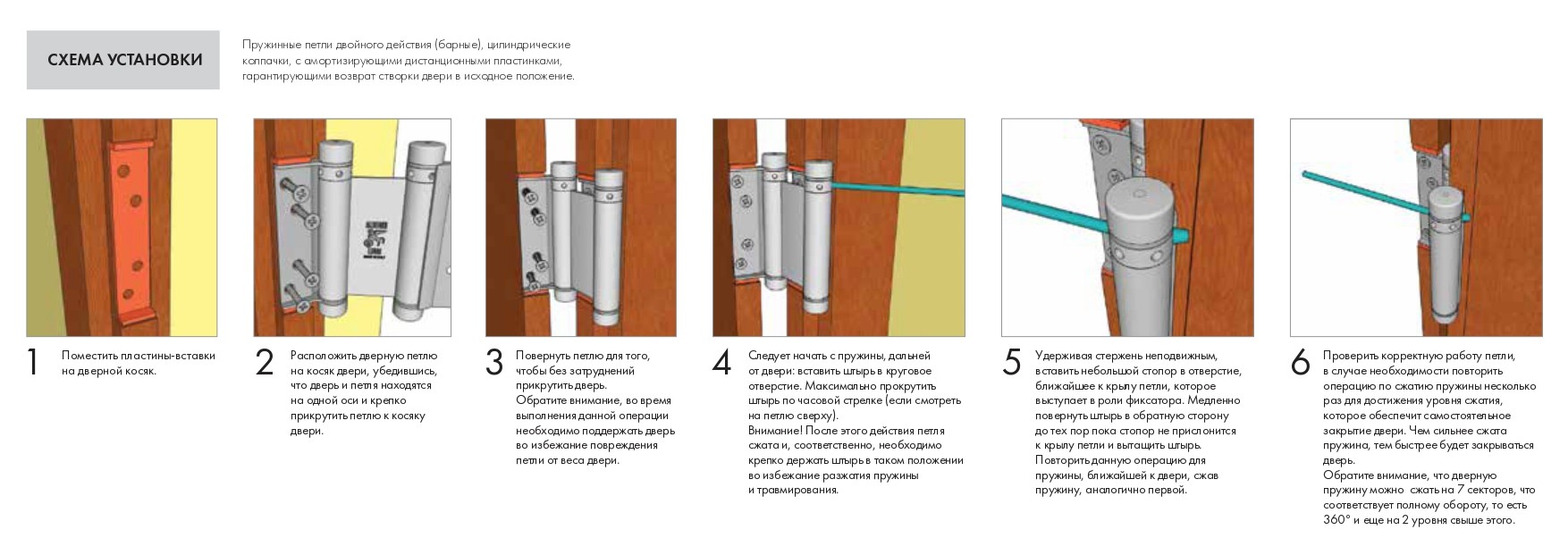 Петля Armadillo (Армадилло) пружинная Aldeghi ALH.100.4 SG мат. золото 