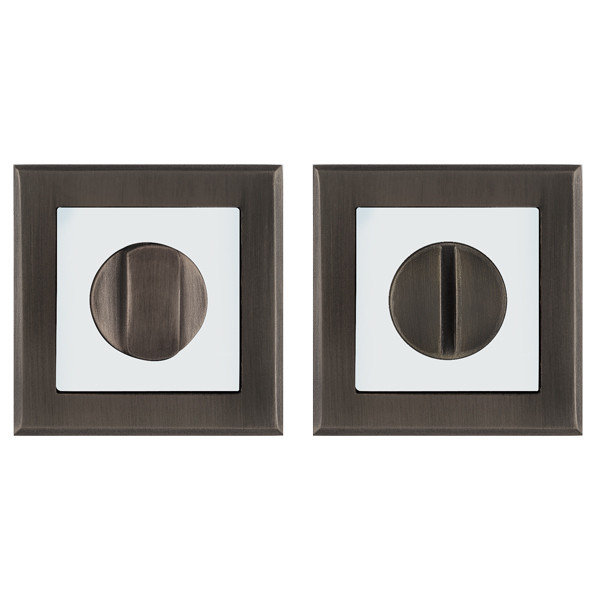 Ручка Punto (Пунто) поворотная BK6.K.QL52 (BK6 QL) GR/CP-23 графит/хром 