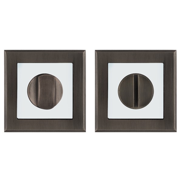 Ручка Punto (Пунто) поворотная BK6.K.QL52 (BK6 QL) GR/CP-23 графит/хром 