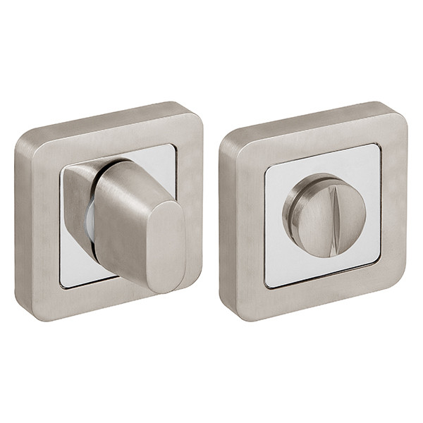 Ручка Fuaro (Фуаро) поворотная BK6.K.XM52 (BK6 XM) SN/CP-3 матовый никель/хром Ручка Fuaro (Фуаро) поворотная BK6.K.XM52 (BK6 XM) SN/CP-3 матовый никель/хром