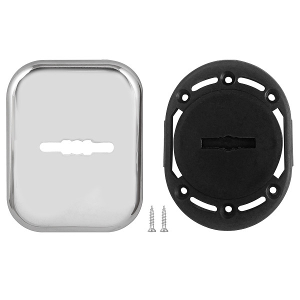 Накладка Fuaro (Фуаро) на сувальдный замок ESC.S.XL/K.486 CP (SC 486-S SQ XL) со шторкой хром (1шт.) Накладка Fuaro (Фуаро) на сувальдный замок ESC.S.XL/K.486 CP (SC 486-S SQ XL) со шторкой хром (1шт.)