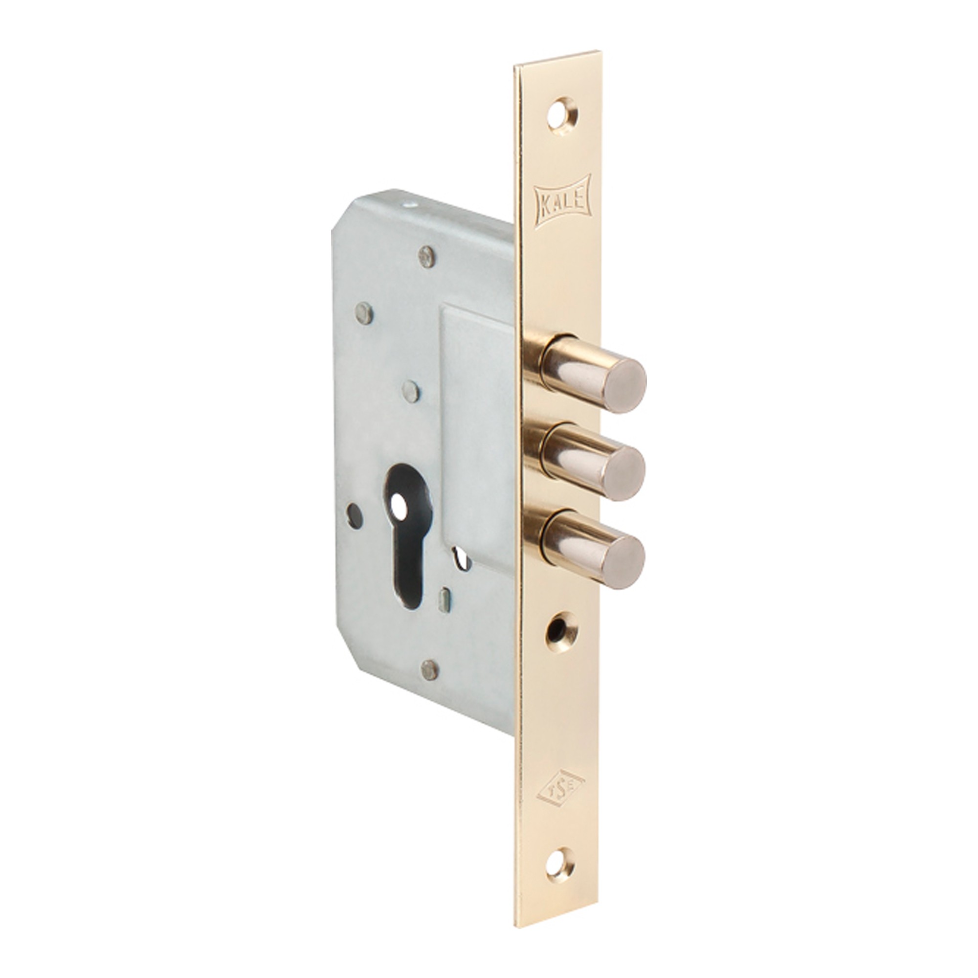 Корпус Kale kilit (Кале килит) врезного замка 189/3M (45 mm) w/b (латунь) 