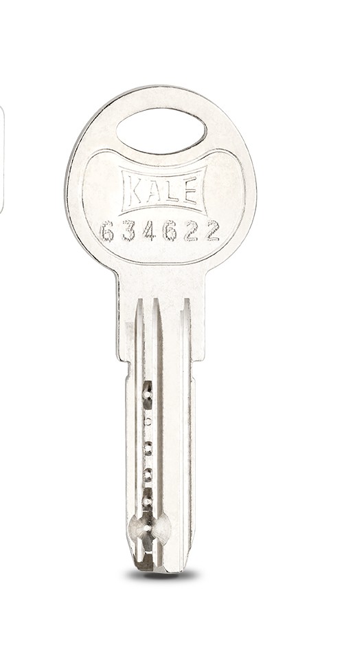Цилиндровый механизм Kale kilit (Кале килит) с вертушкой 164 SM/62 (26+10+26) mm никель 5 кл. 