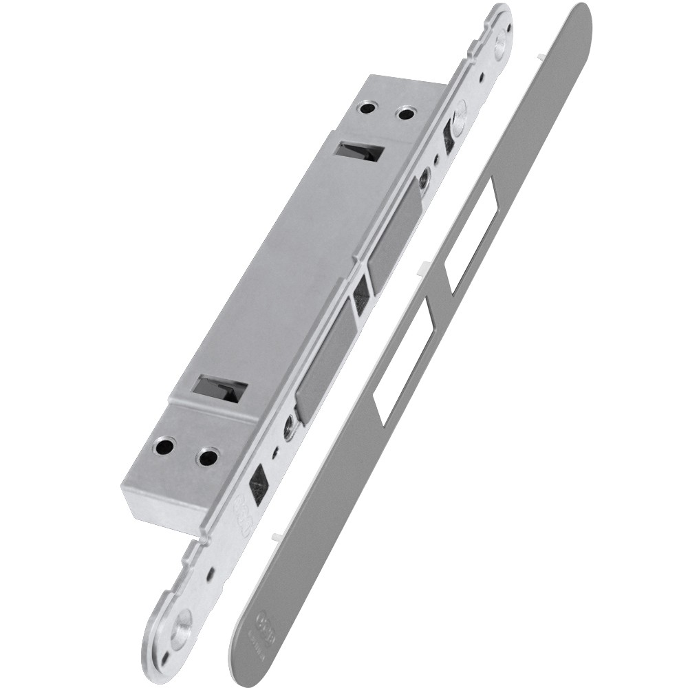 Магнитная AGB (АГБ) защелка регулируемая Touch B01120.30.78 (серый) с лицевой планкой B01120.31.34 