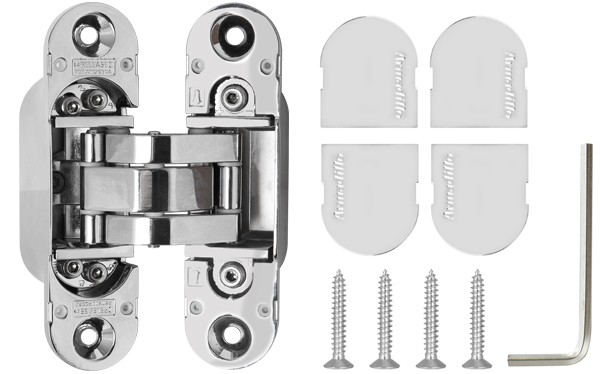 Петля Armadillo (Армадилло) скрытой установки U3D6000 CP (11160UN3D) хром 