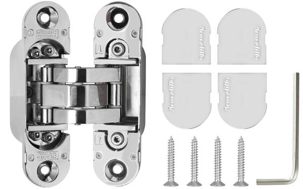 Петля Armadillo (Армадилло) скрытой установки U3D6000 CP (11160UN3D) хром 
