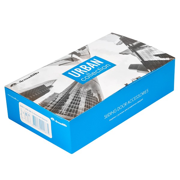 Защелка Armadillo (Армадилло) с ручками для раздвижных дверей SH.URB153.KIT011-BK (SH011 URB) SN-3 матовый никель Защелка Armadillo (Армадилло) с ручками для раздвижных дверей SH.URB153.KIT011-BK (SH011 URB) SN-3 матовый никель