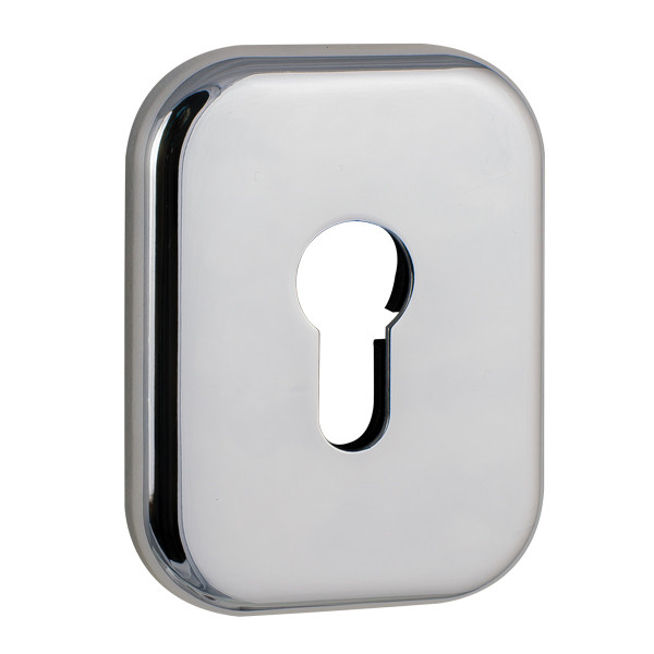 Накладка Fuaro (Фуаро) на цилиндр ESC.C.XL/K.486 (ESC 486-C SQ XL) CP хром (1 шт.) 