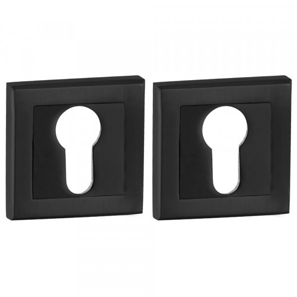 Накладка Punto (Пунто) под цилиндр ET.K.QL52 (ET QL) BL-24 черный 