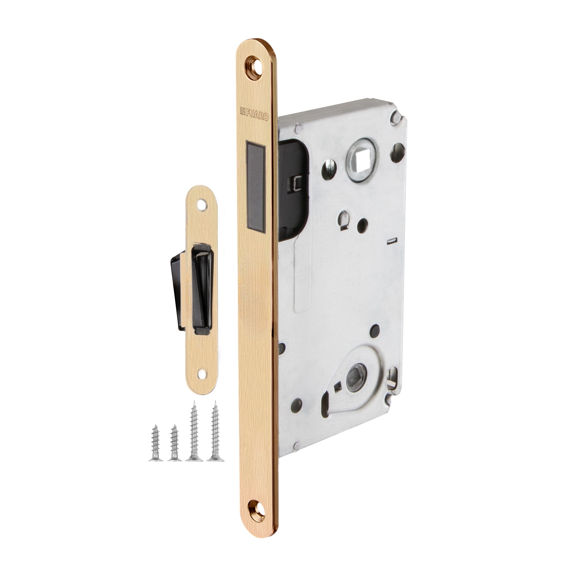 Защелка Fuaro (Фуаро) врезная MAGN5300-M-WС (5300-M-WC) SSG сатинированное золото Защелка Fuaro (Фуаро) врезная MAGN5300-M-WС (5300-M-WC) SSG сатинированное золото