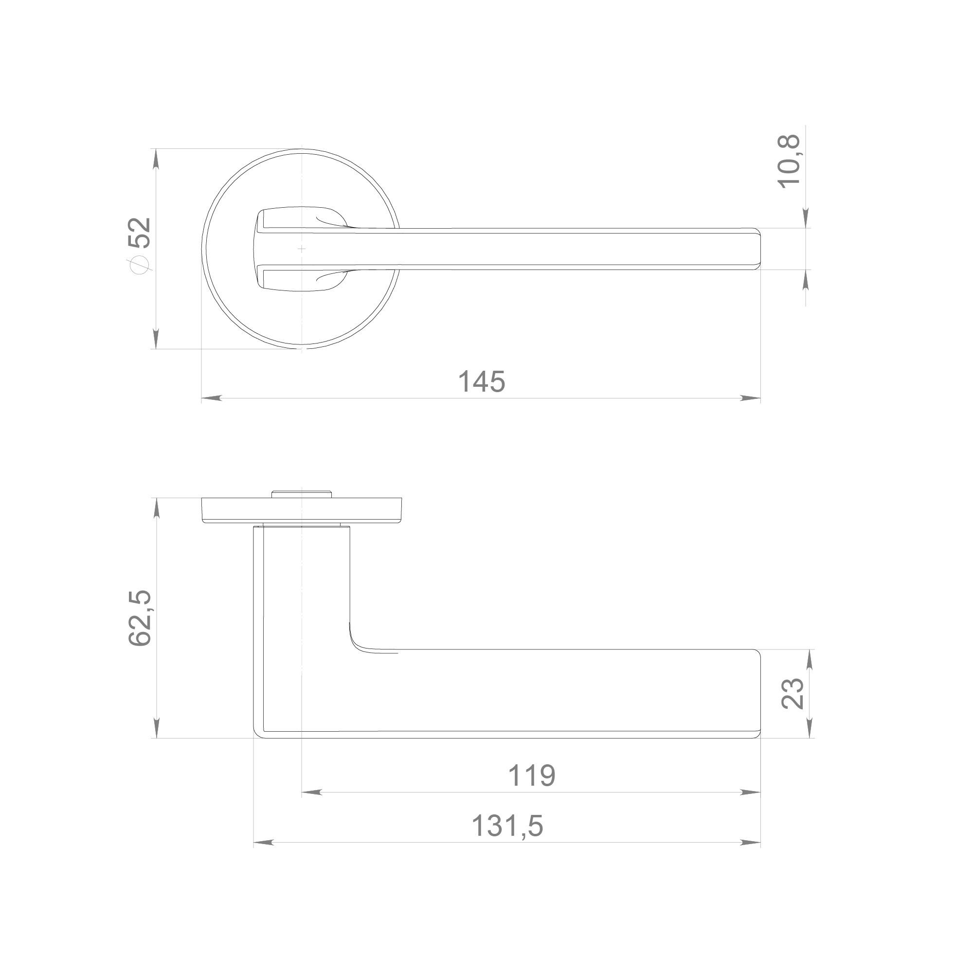 Ручка Punto (Пунто) раздельная R.EST.R52.SELECT BL-24 черный Ручка Punto (Пунто) раздельная R.EST.R52.SELECT BL-24 черный